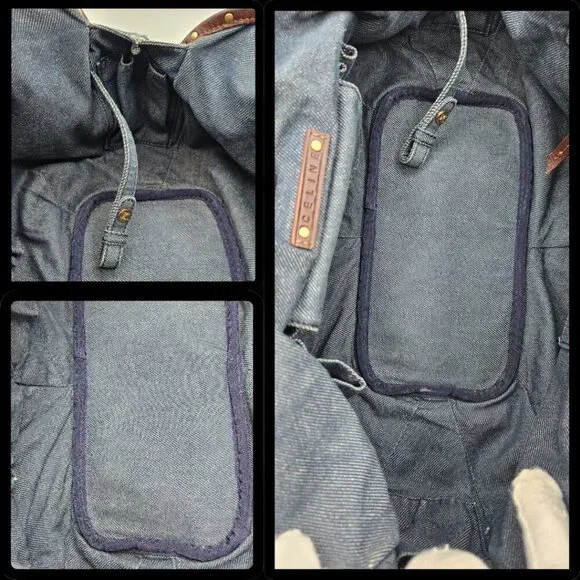 Céline Denim Hobo Shoulder Bag - Picture 9 of 17